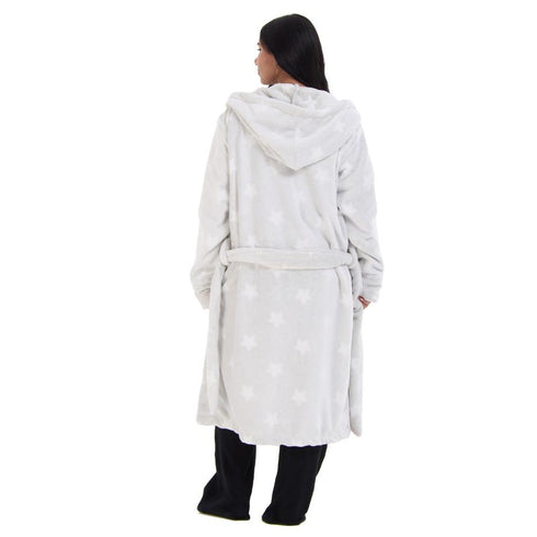 Snuggs Blanket Robe Light Blue Stars